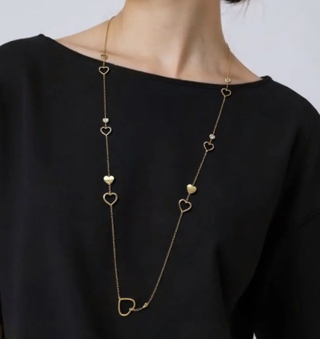 Lange ketting goud