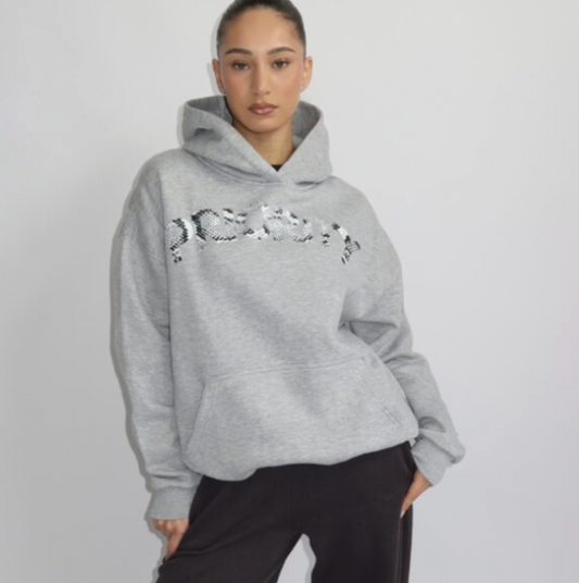Priority hoodie grijs