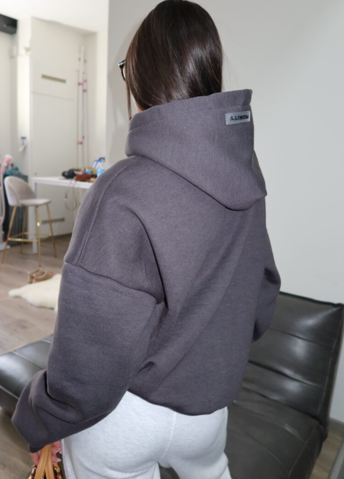 Priority hoodie - Grijs
