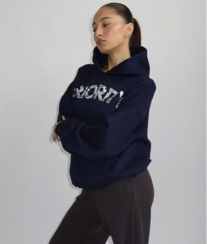 Priority hoodie navy