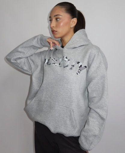 Priority hoodie grijs