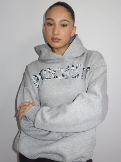 Priority hoodie grijs