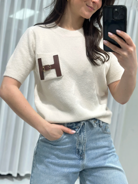 Hanny sweater shirt beige