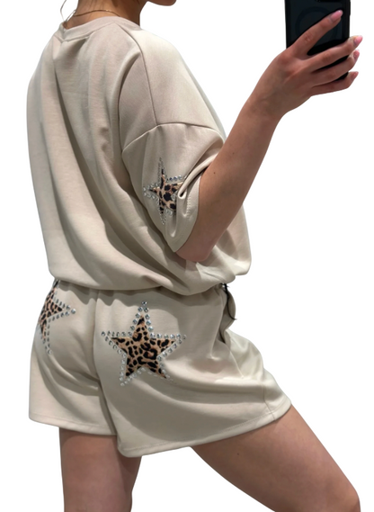 Harper two piece set beige